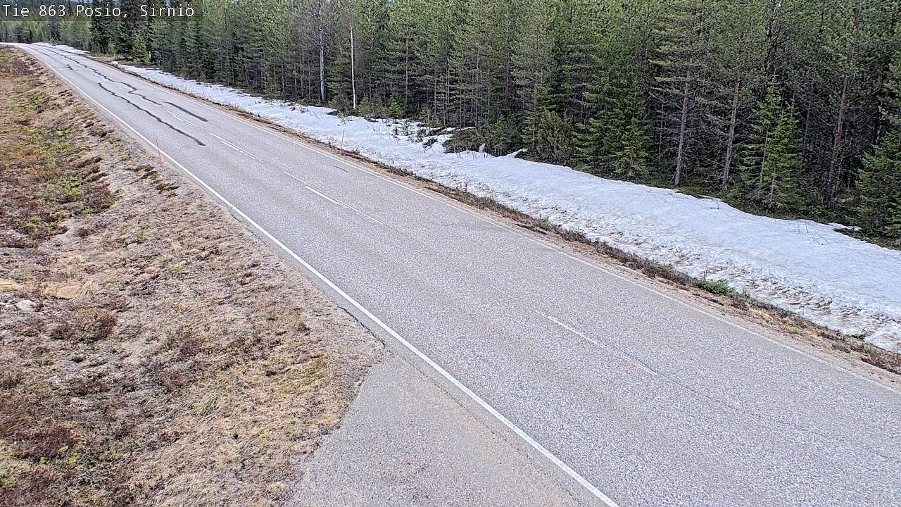 Kelikamerat Kuva Tie 863 Posio, Sirniö, Posio, Lappi