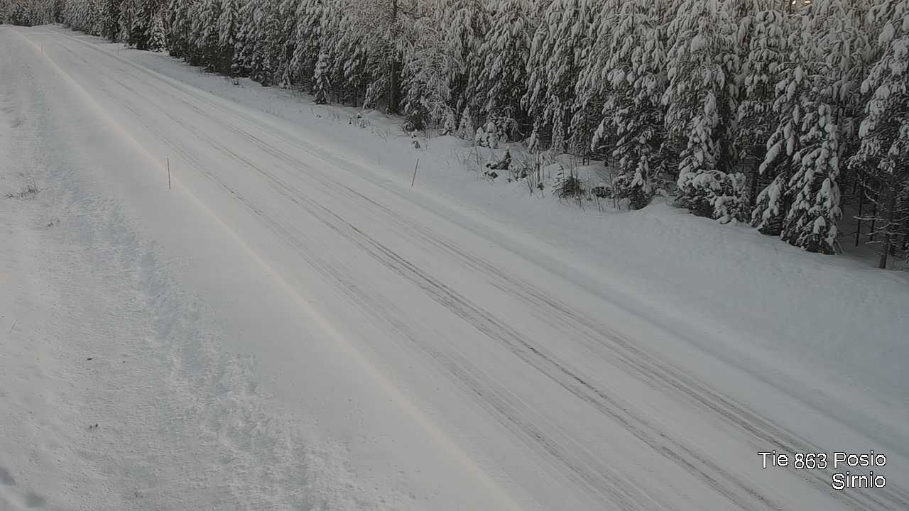 Weather Camera Image Väg 863 Posio, Sirniö, Posio, Lappi