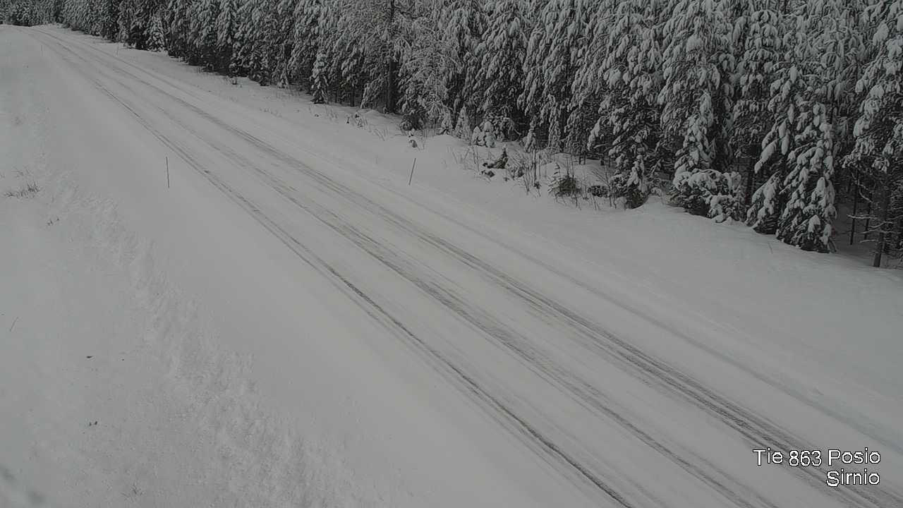Weather Camera Image Väg 863 Posio, Sirniö, Posio, Lappi