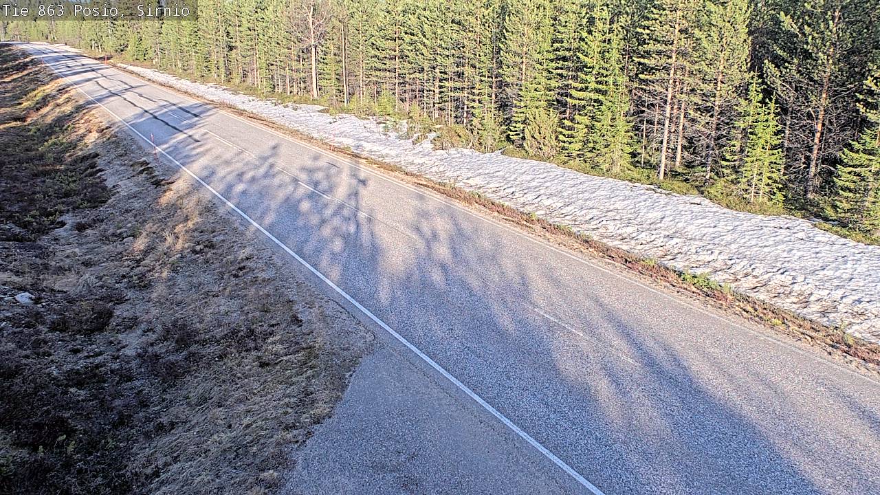 Kelikamerat Kuva Tie 863 Posio, Sirniö, Posio, Lappi