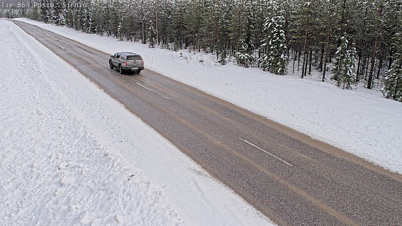 Kelikamerat Kuva Tie 863 Posio, Sirniö, Posio, Lappi