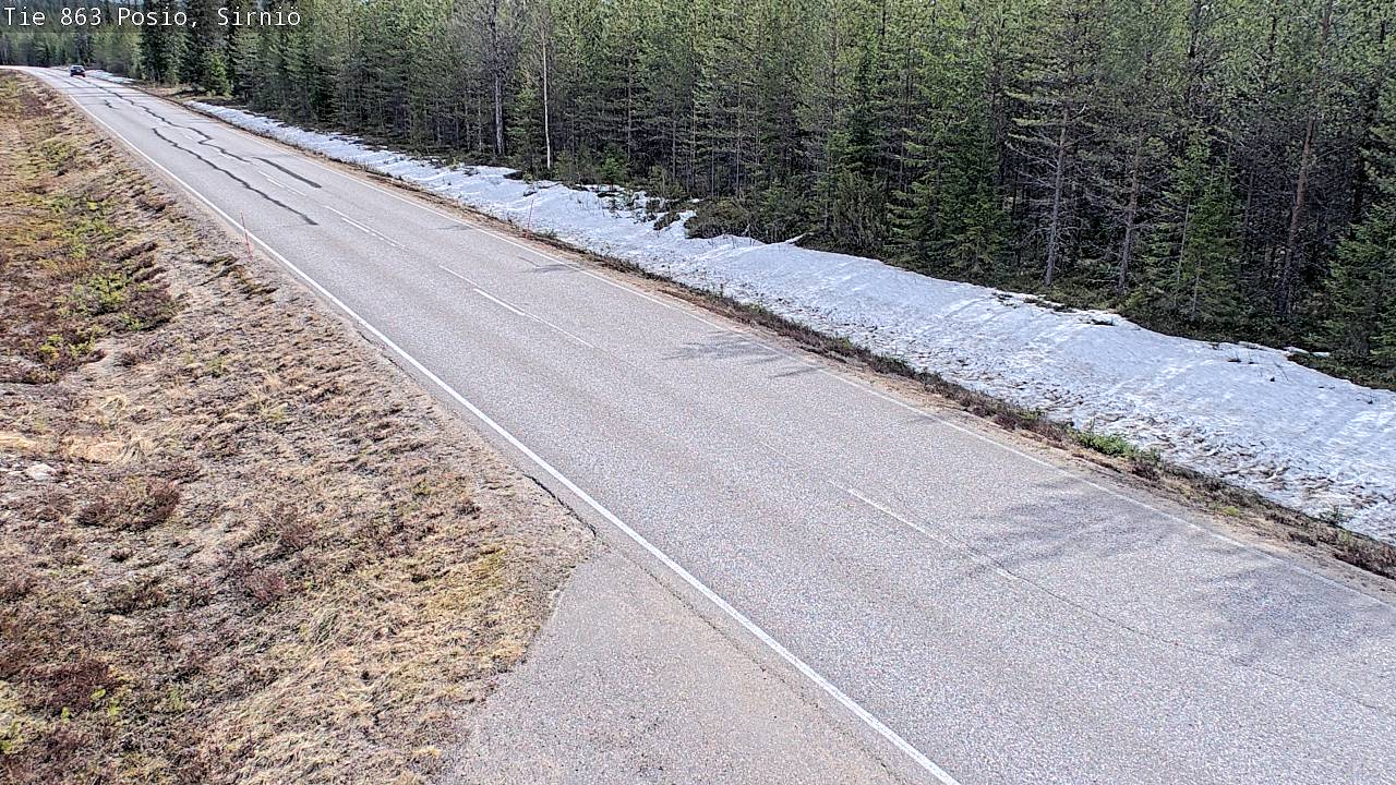 Weather Camera Image Road 863 Posio, Sirniö, Posio, Lappi