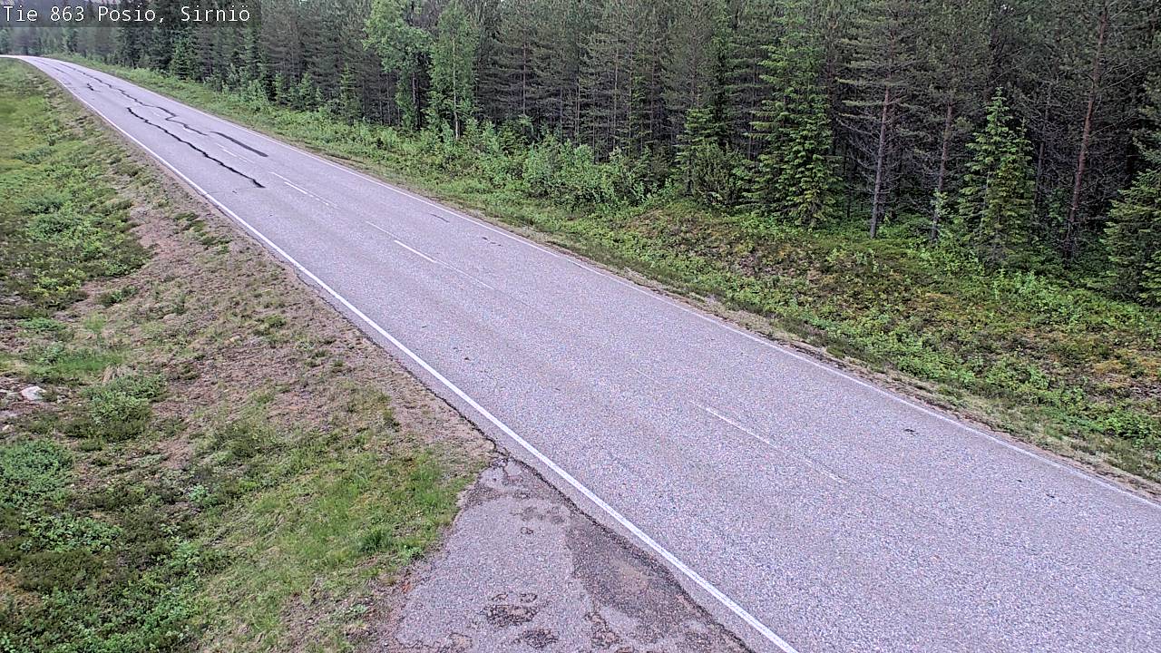 Kelikamerat Kuva Tie 863 Posio, Sirniö, Posio, Lappi