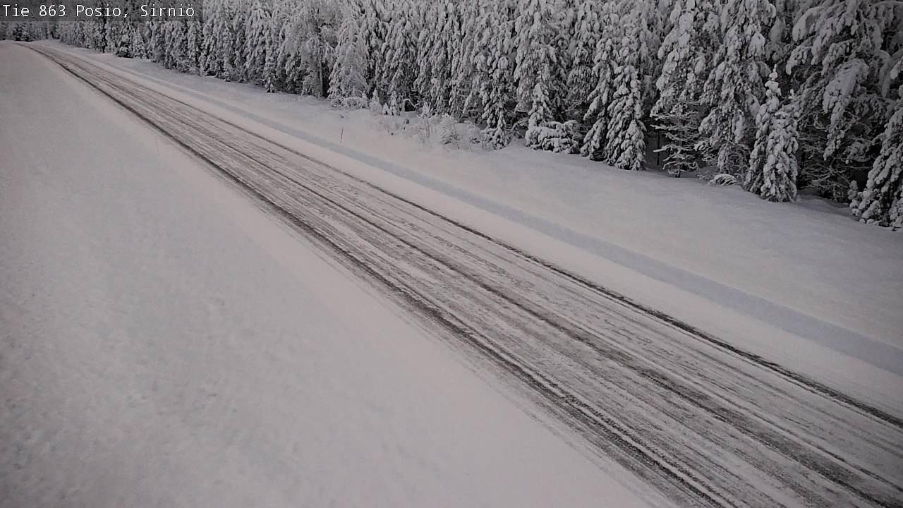 Kelikamerat Kuva Tie 863 Posio, Sirniö, Posio, Lappi