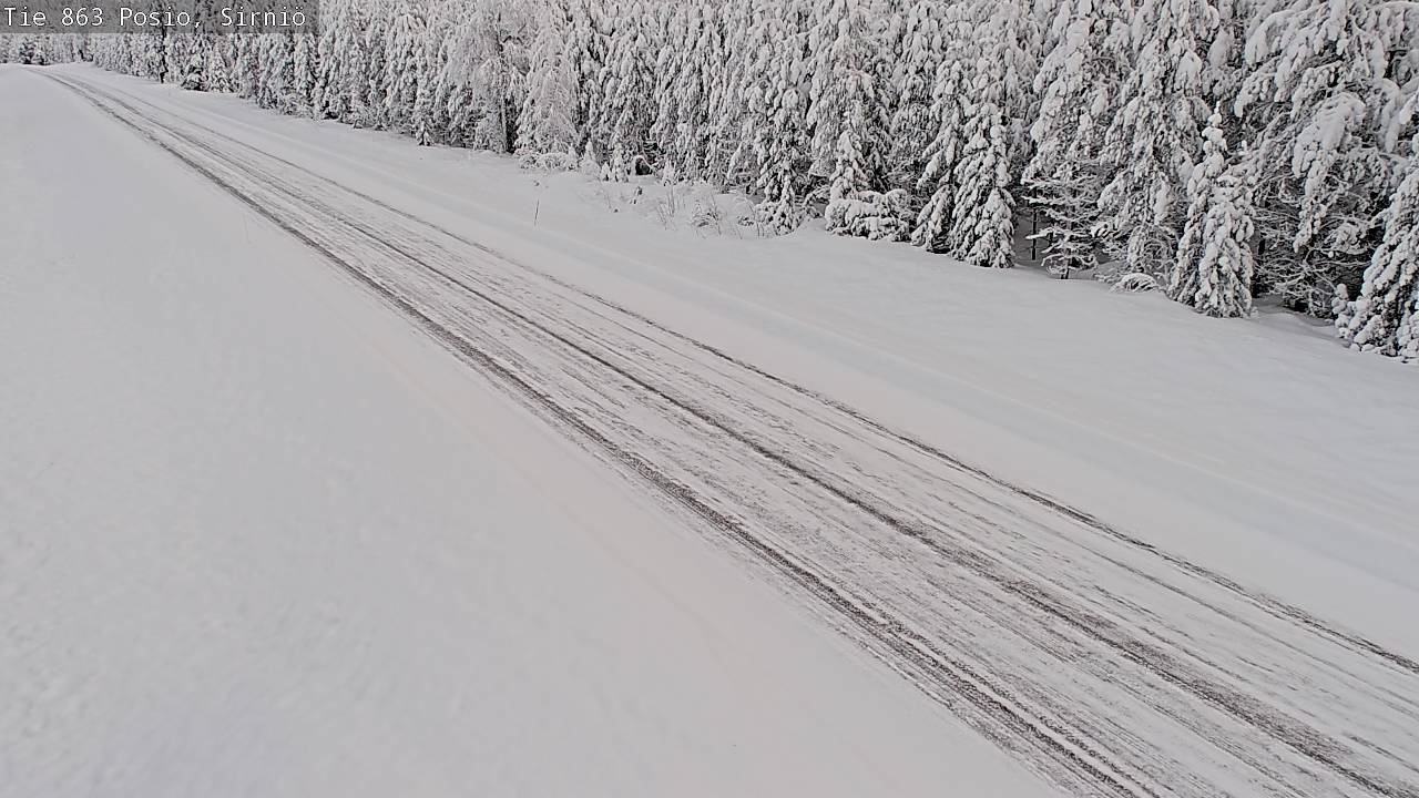 Kelikamerat Kuva Tie 863 Posio, Sirniö, Posio, Lappi