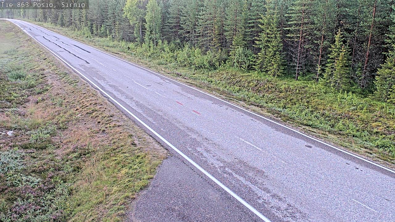 Kelikamerat Kuva Tie 863 Posio, Sirniö, Posio, Lappi