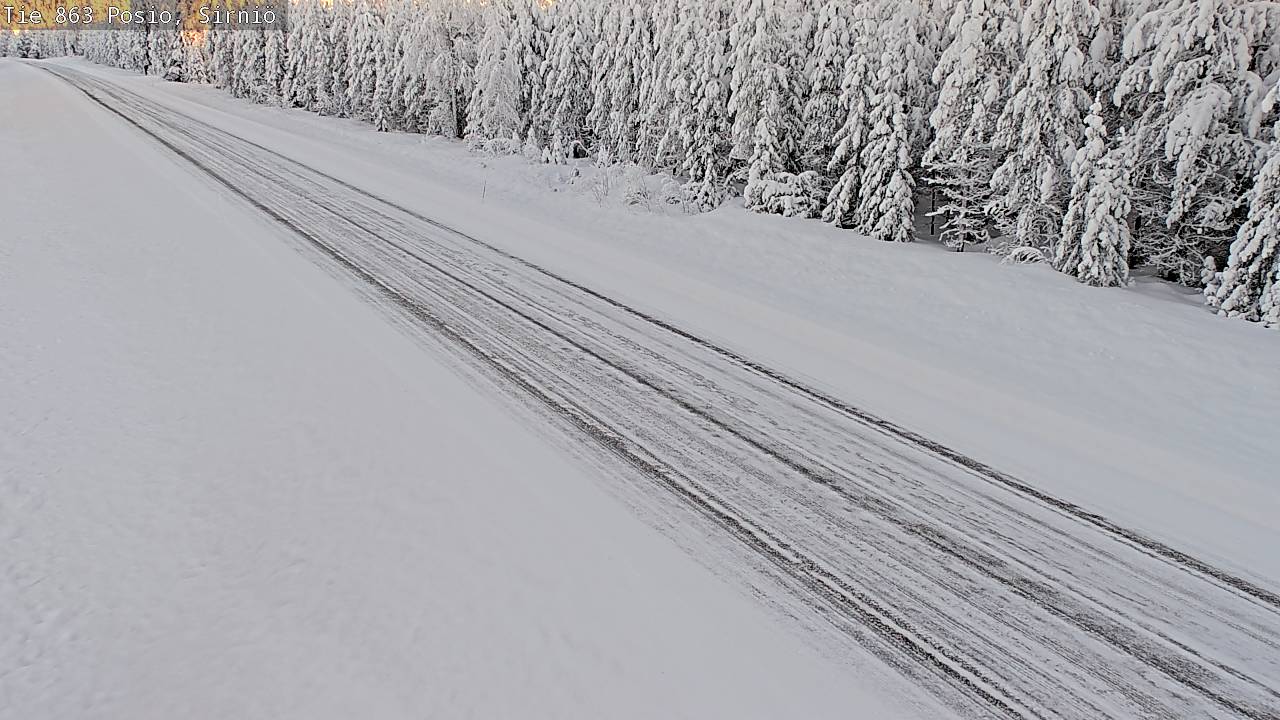 Weather Camera Image Väg 863 Posio, Sirniö, Posio, Lappi