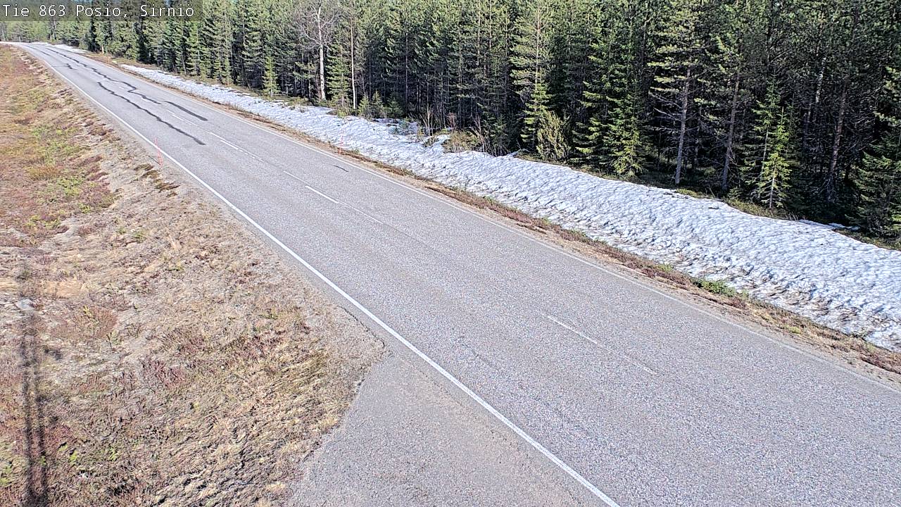 Kelikamerat Kuva Tie 863 Posio, Sirniö, Posio, Lappi