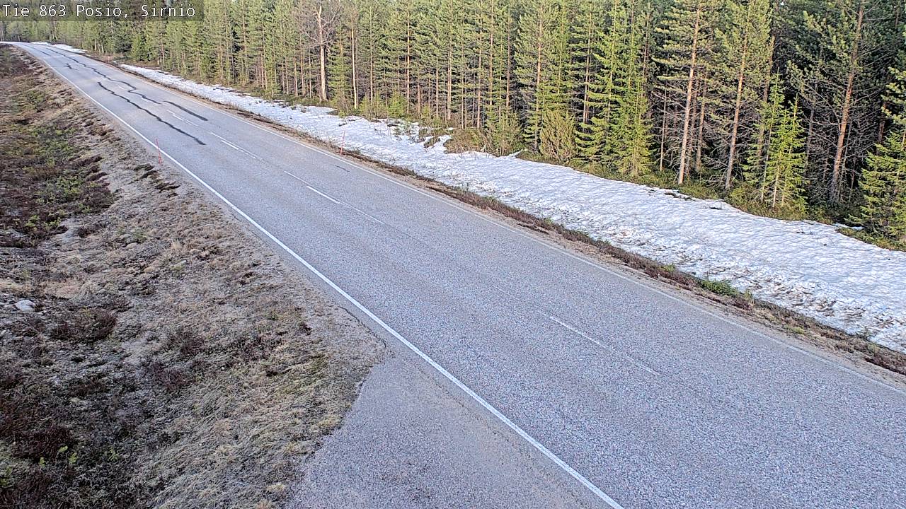 Kelikamerat Kuva Tie 863 Posio, Sirniö, Posio, Lappi