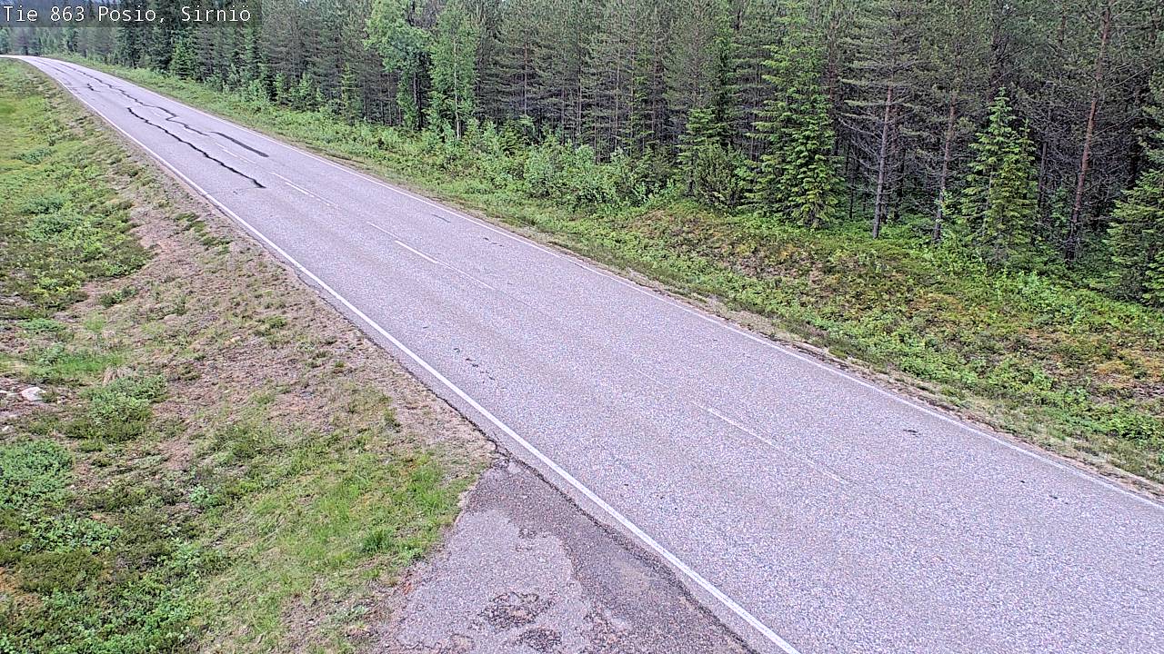 Kelikamerat Kuva Tie 863 Posio, Sirniö, Posio, Lappi
