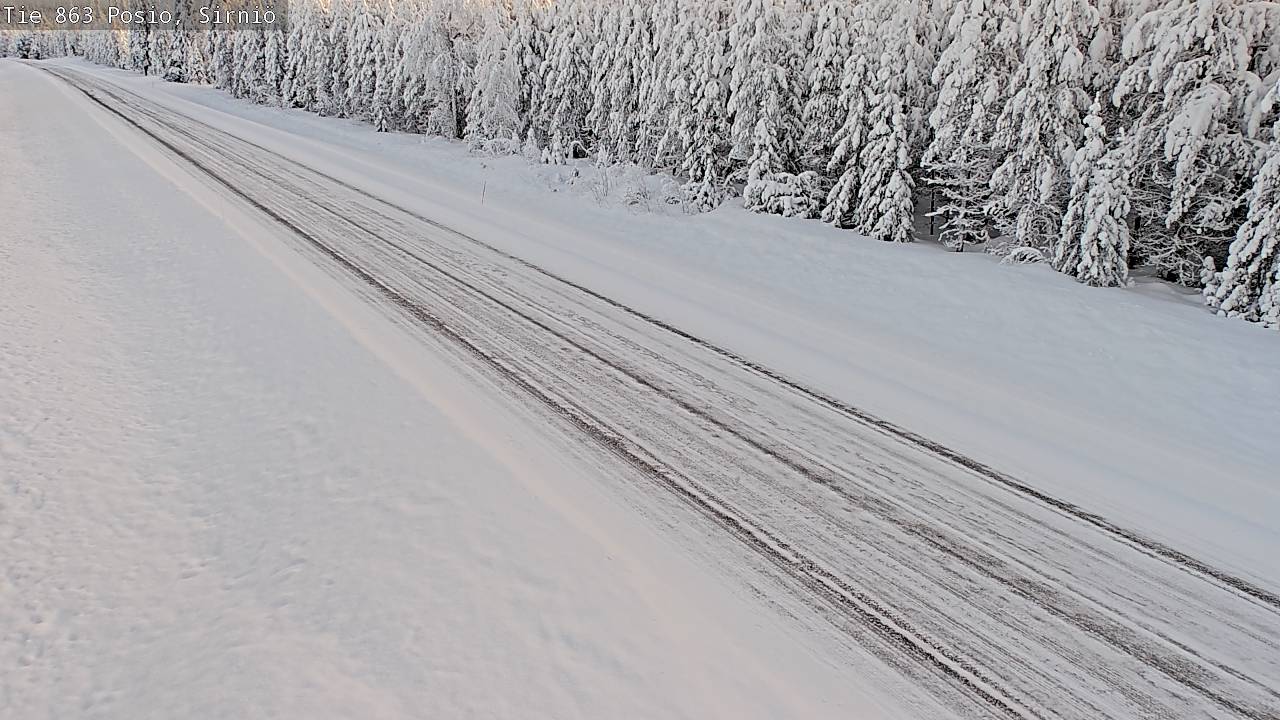 Kelikamerat Kuva Tie 863 Posio, Sirniö, Posio, Lappi