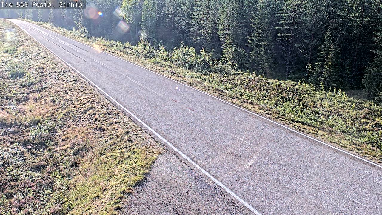 Kelikamerat Kuva Tie 863 Posio, Sirniö, Posio, Lappi