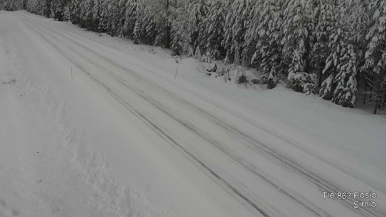 Weather Camera Image Väg 863 Posio, Sirniö, Posio, Lappi