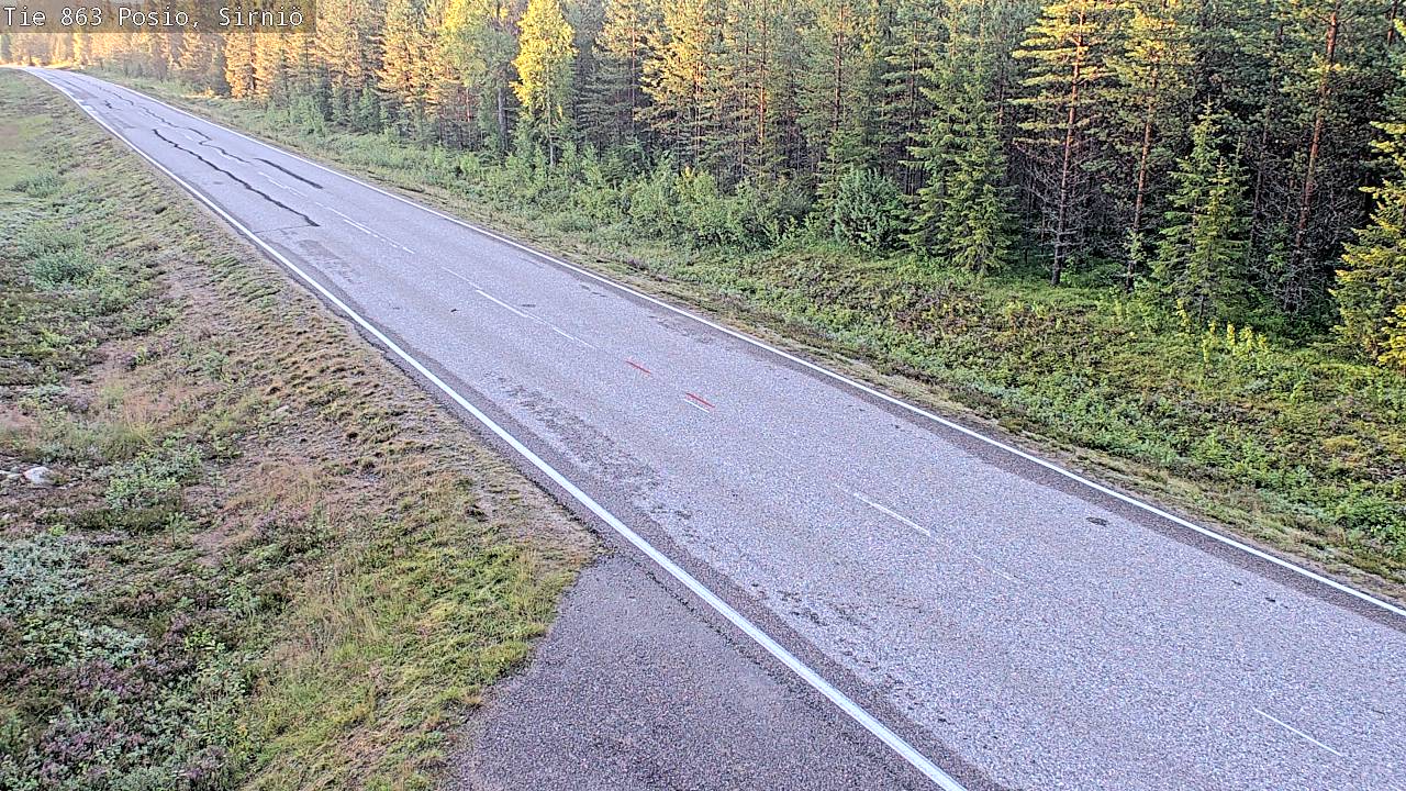 Kelikamerat Kuva Tie 863 Posio, Sirniö, Posio, Lappi