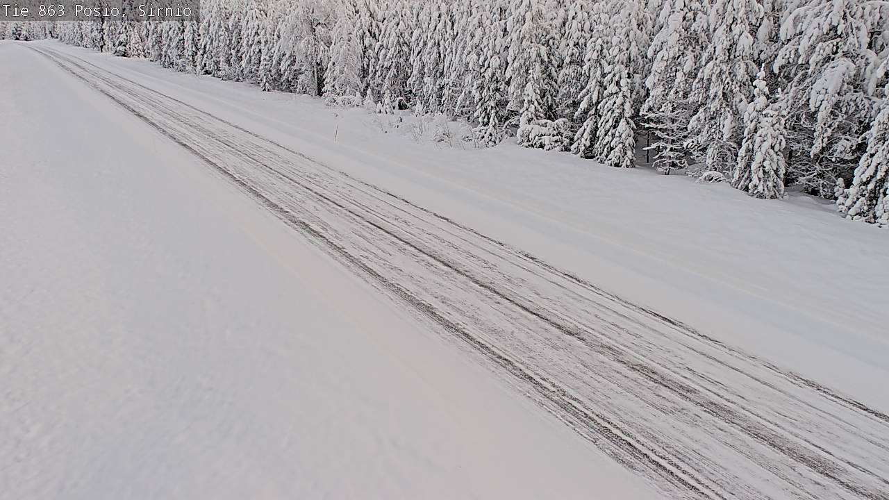 Kelikamerat Kuva Tie 863 Posio, Sirniö, Posio, Lappi