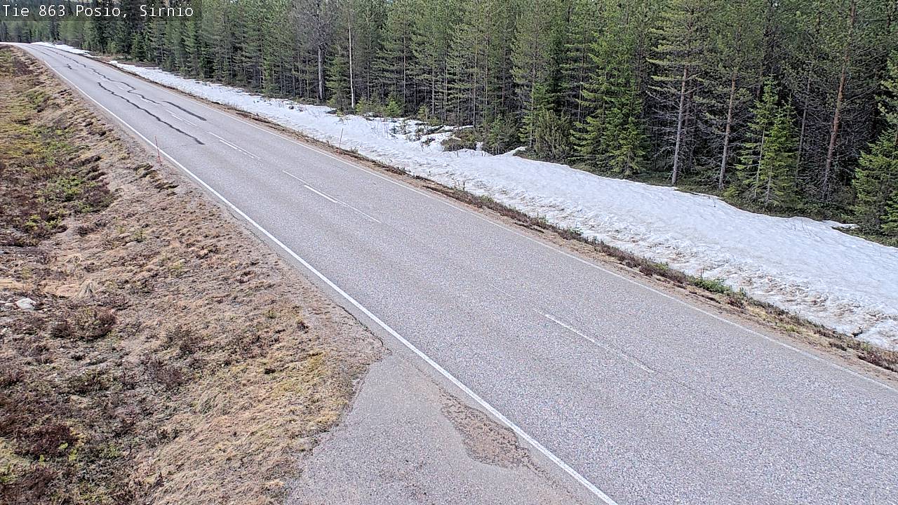 Kelikamerat Kuva Tie 863 Posio, Sirniö, Posio, Lappi