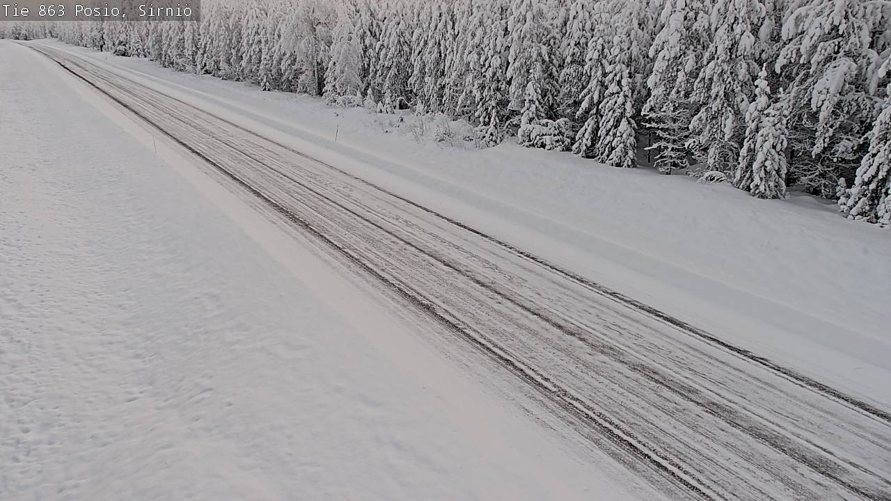 Kelikamerat Kuva Tie 863 Posio, Sirniö, Posio, Lappi