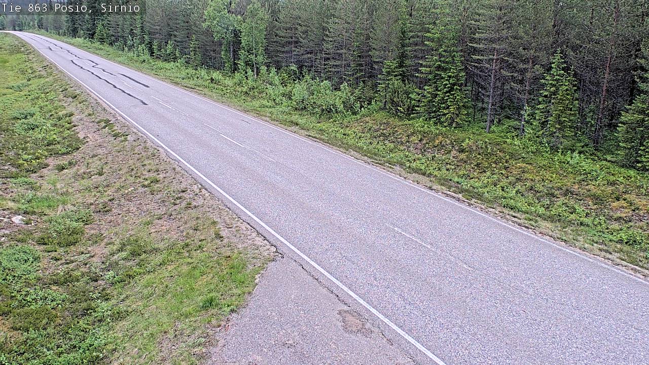 Kelikamerat Kuva Tie 863 Posio, Sirniö, Posio, Lappi