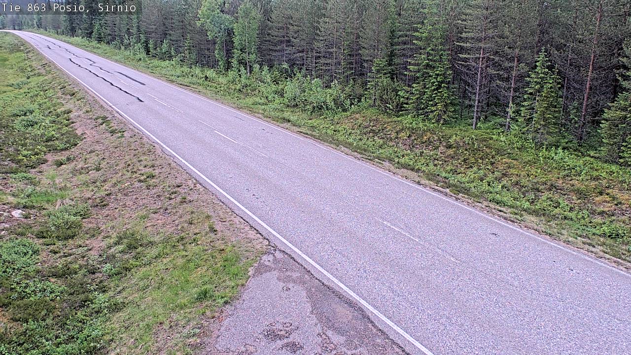 Kelikamerat Kuva Tie 863 Posio, Sirniö, Posio, Lappi
