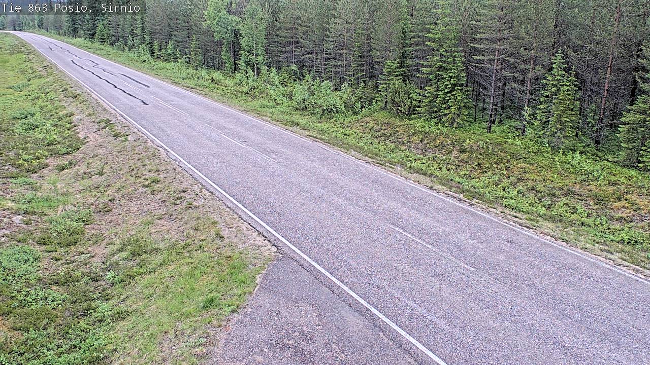 Kelikamerat Kuva Tie 863 Posio, Sirniö, Posio, Lappi