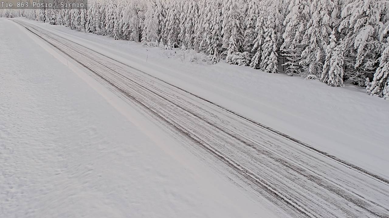 Kelikamerat Kuva Tie 863 Posio, Sirniö, Posio, Lappi