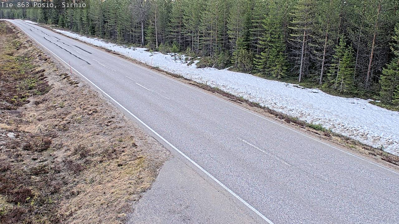 Weather Camera Image Road 863 Posio, Sirniö, Posio, Lappi