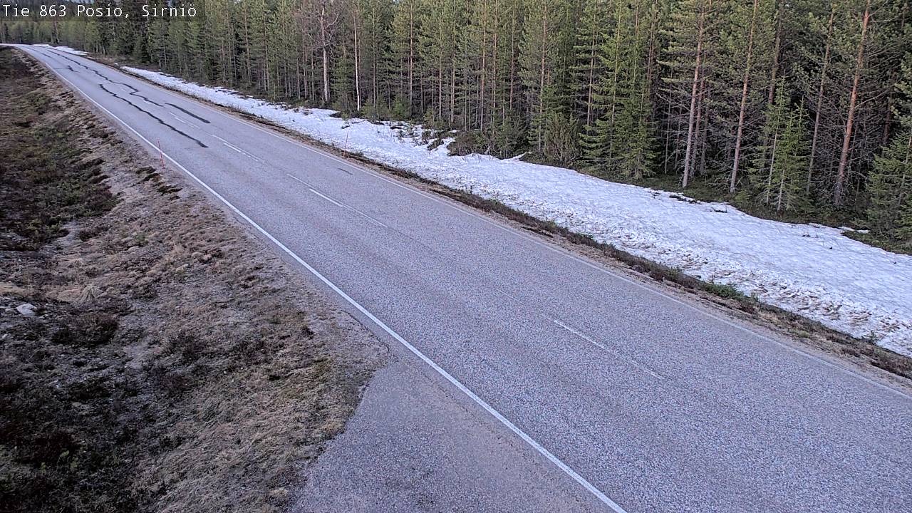 Kelikamerat Kuva Tie 863 Posio, Sirniö, Posio, Lappi