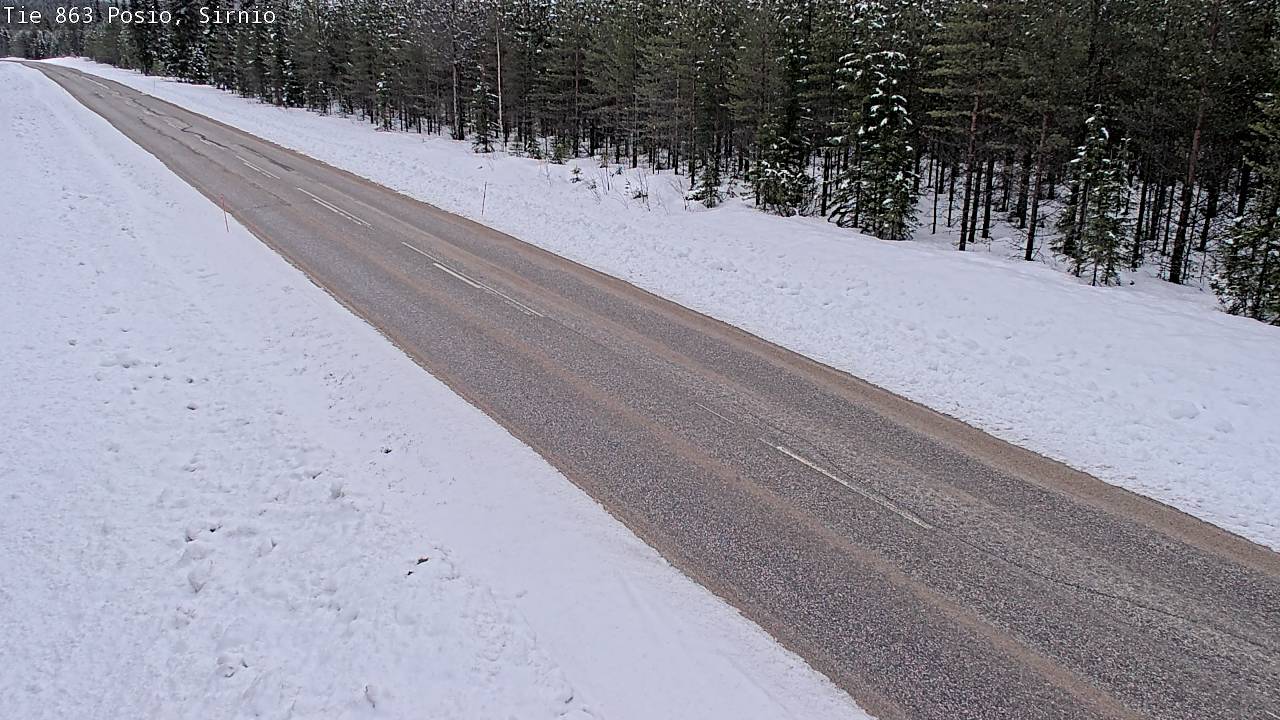 Kelikamerat Kuva Tie 863 Posio, Sirniö, Posio, Lappi