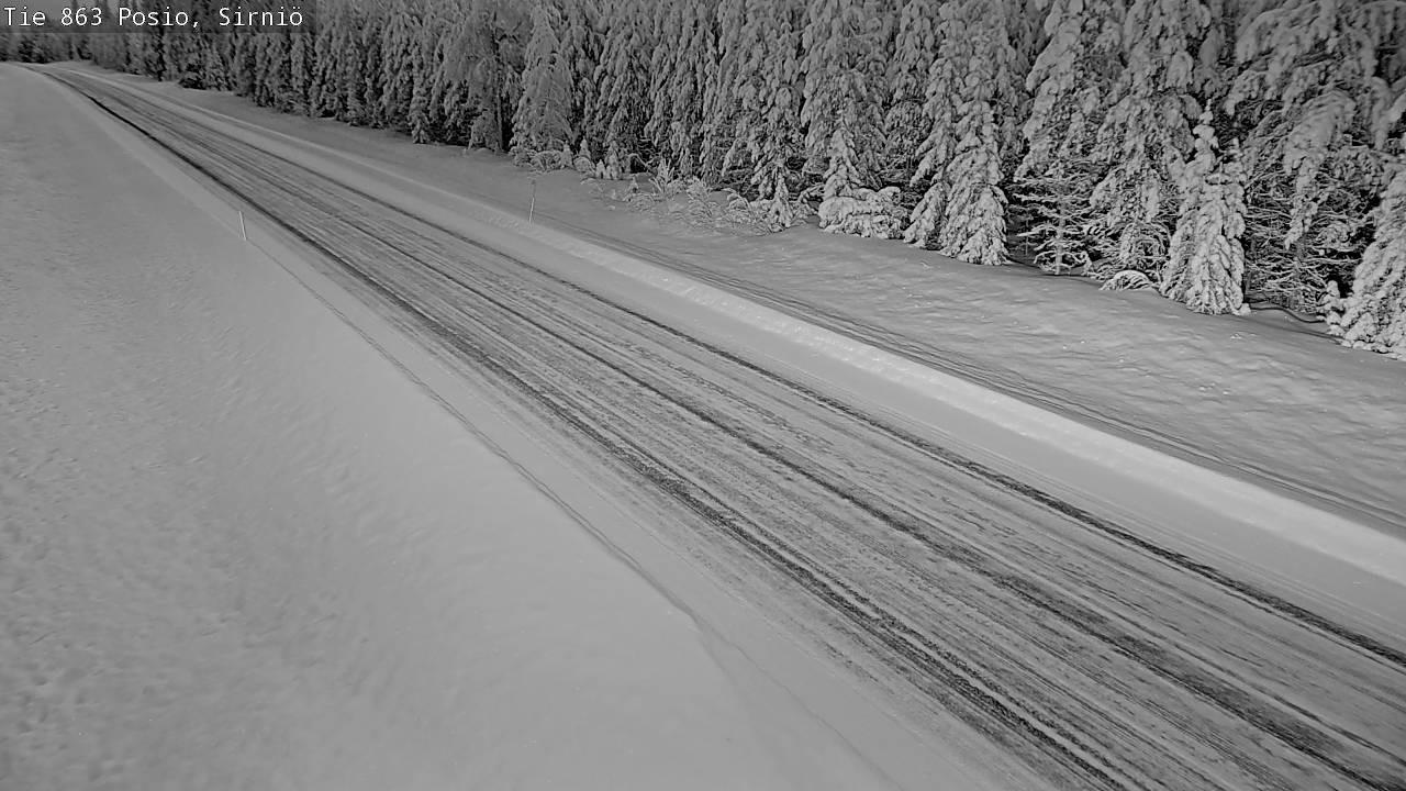 Kelikamerat Kuva Tie 863 Posio, Sirniö, Posio, Lappi