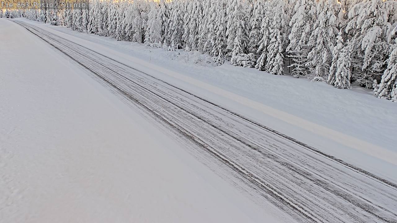 Weather Camera Image Väg 863 Posio, Sirniö, Posio, Lappi