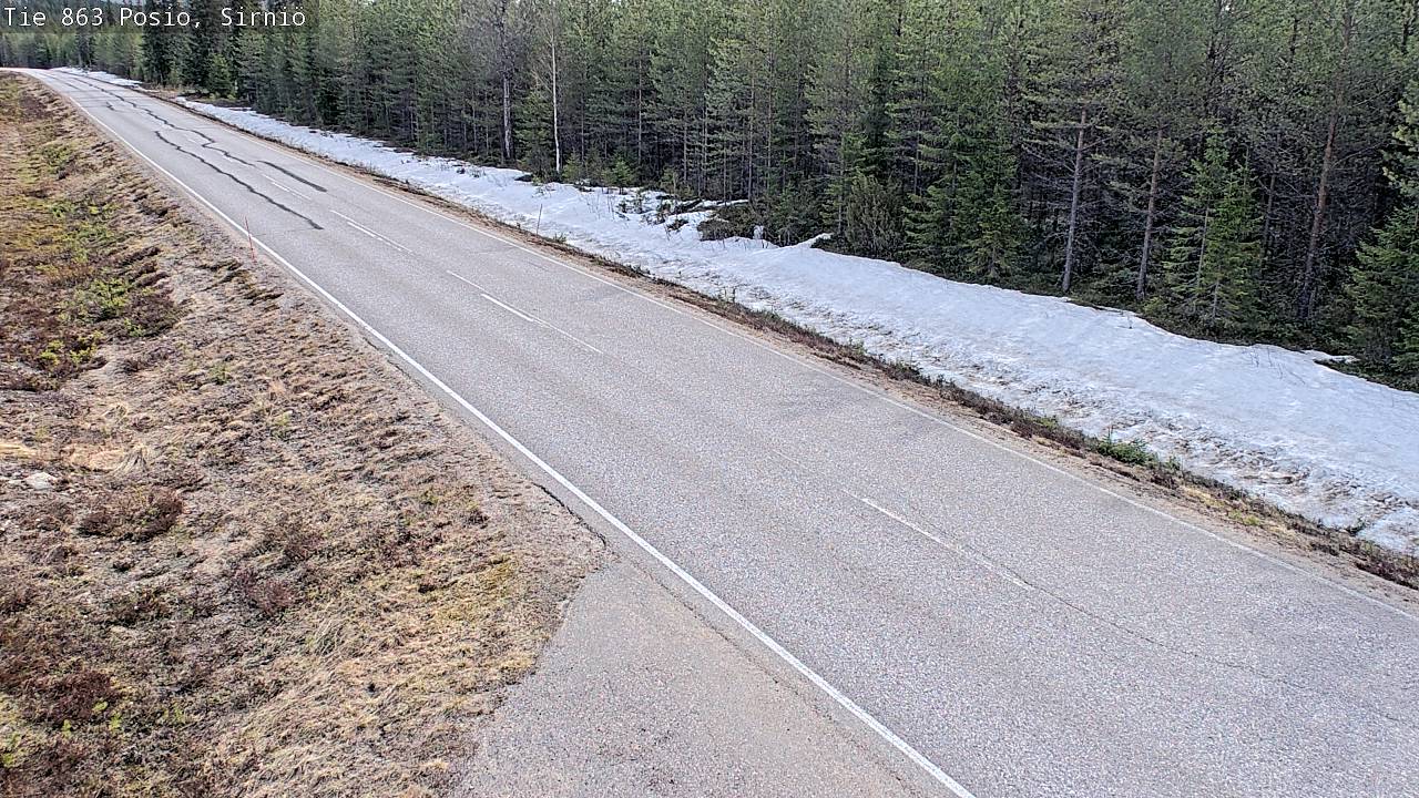 Kelikamerat Kuva Tie 863 Posio, Sirniö, Posio, Lappi