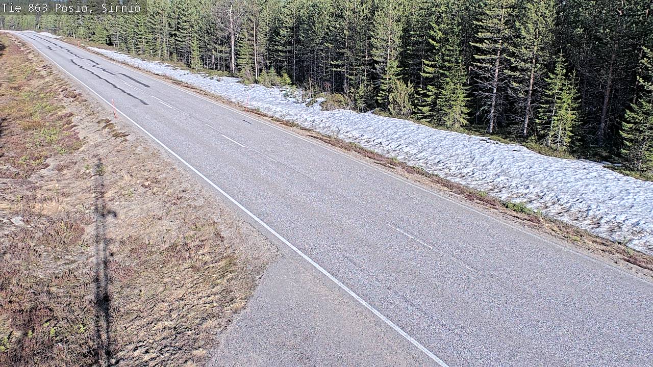 Kelikamerat Kuva Tie 863 Posio, Sirniö, Posio, Lappi