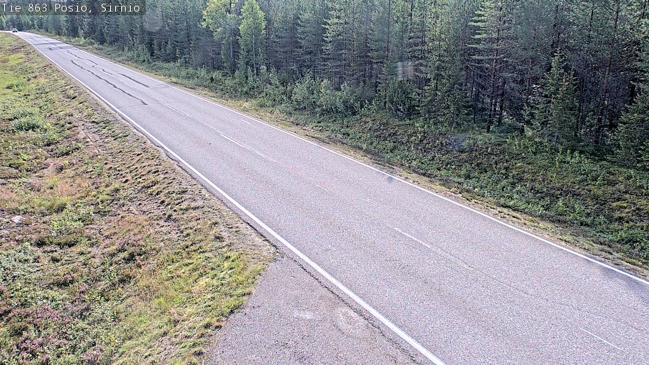 Kelikamerat Kuva Tie 863 Posio, Sirniö, Posio, Lappi