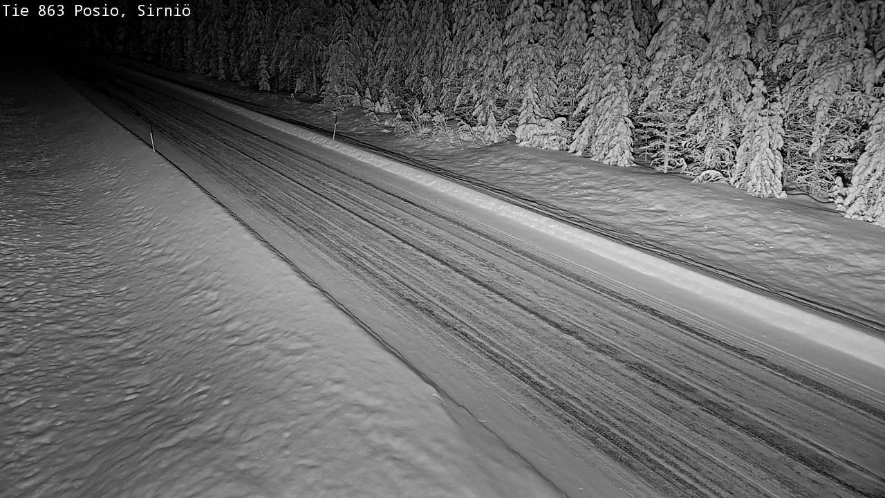 Kelikamerat Kuva Tie 863 Posio, Sirniö, Posio, Lappi