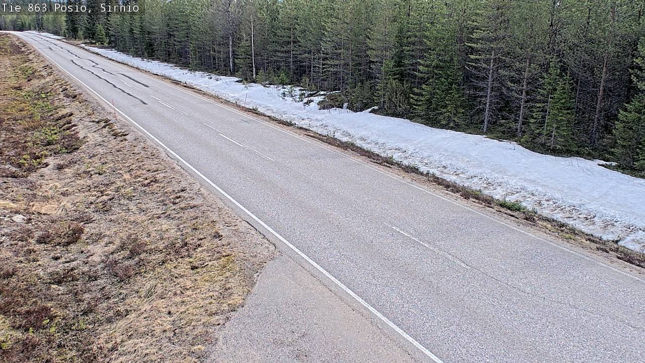 Kelikamerat Kuva Tie 863 Posio, Sirniö, Posio, Lappi