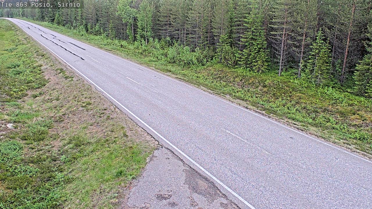 Kelikamerat Kuva Tie 863 Posio, Sirniö, Posio, Lappi