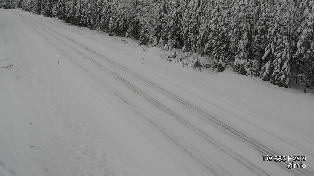 Weather Camera Image Väg 863 Posio, Sirniö, Posio, Lappi