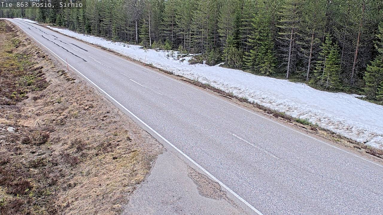 Kelikamerat Kuva Tie 863 Posio, Sirniö, Posio, Lappi