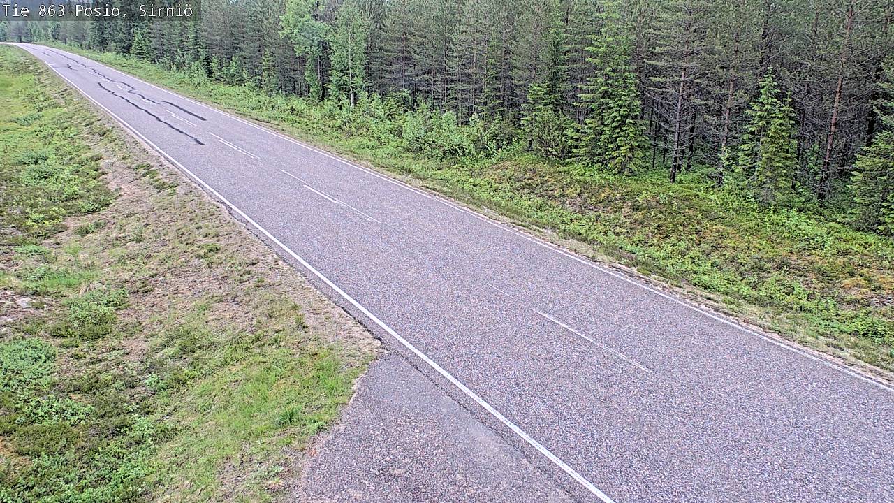 Kelikamerat Kuva Tie 863 Posio, Sirniö, Posio, Lappi