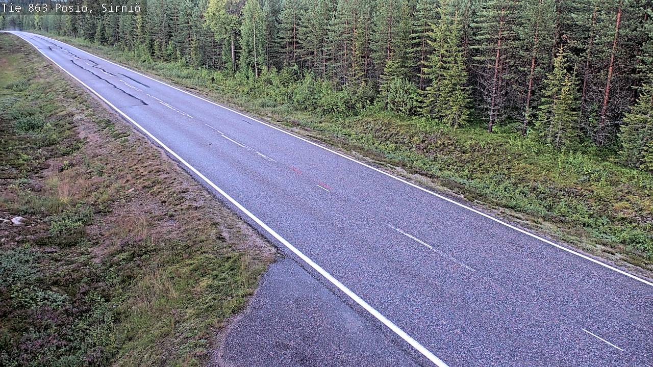 Kelikamerat Kuva Tie 863 Posio, Sirniö, Posio, Lappi