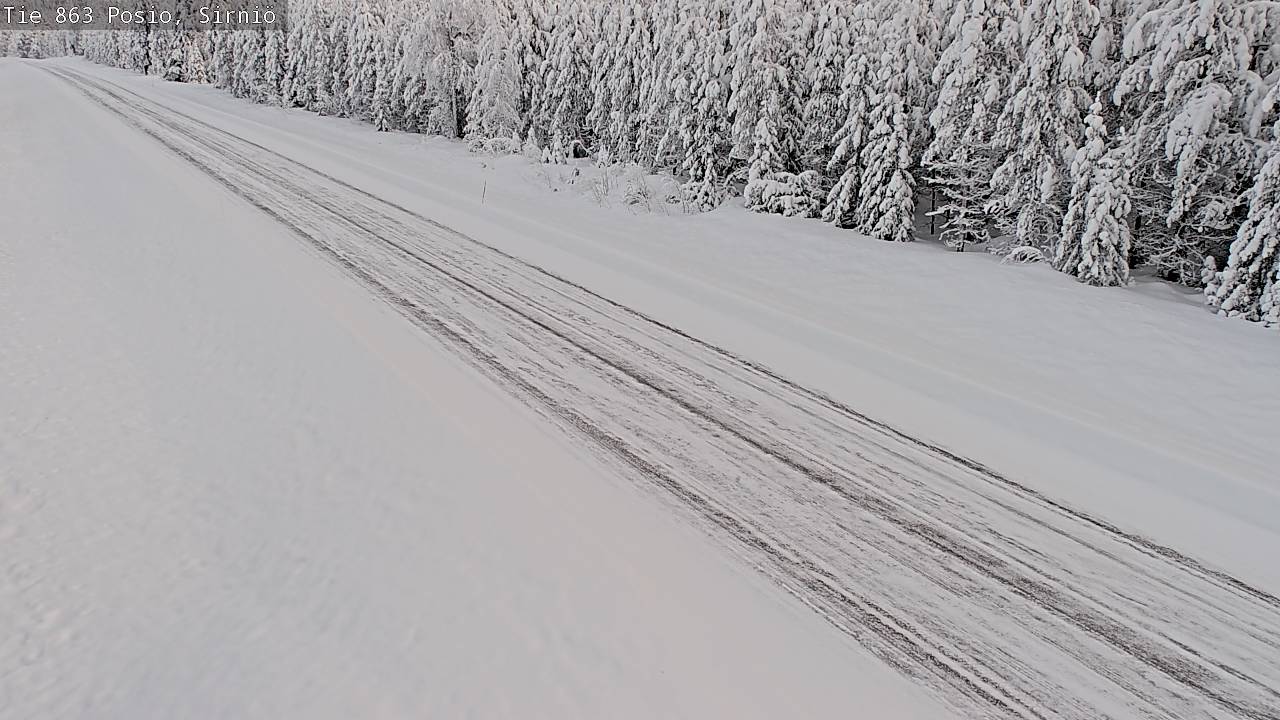 Kelikamerat Kuva Tie 863 Posio, Sirniö, Posio, Lappi