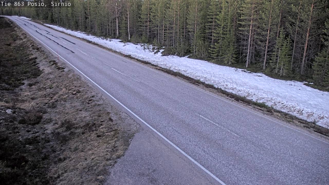 Kelikamerat Kuva Tie 863 Posio, Sirniö, Posio, Lappi