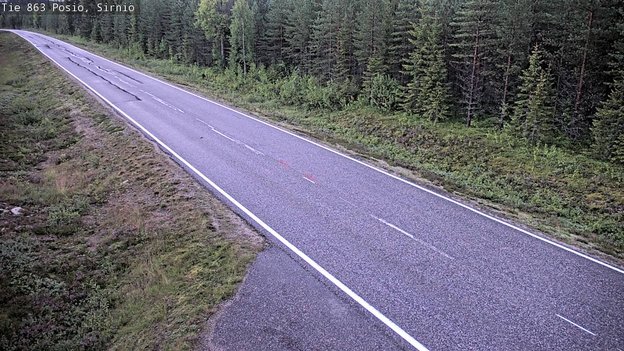 Kelikamerat Kuva Tie 863 Posio, Sirniö, Posio, Lappi