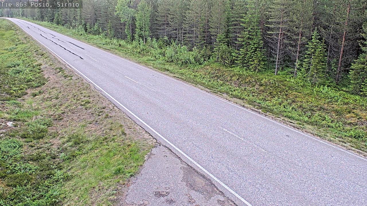 Kelikamerat Kuva Tie 863 Posio, Sirniö, Posio, Lappi