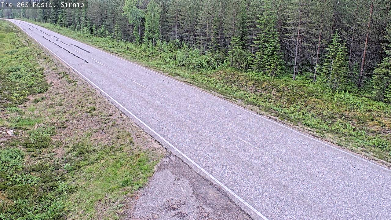 Kelikamerat Kuva Tie 863 Posio, Sirniö, Posio, Lappi