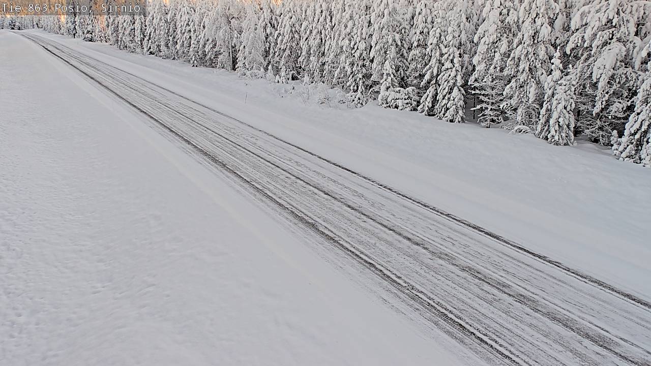 Kelikamerat Kuva Tie 863 Posio, Sirniö, Posio, Lappi