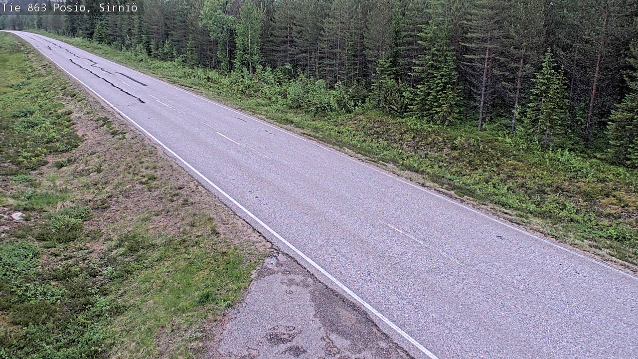 Kelikamerat Kuva Tie 863 Posio, Sirniö, Posio, Lappi