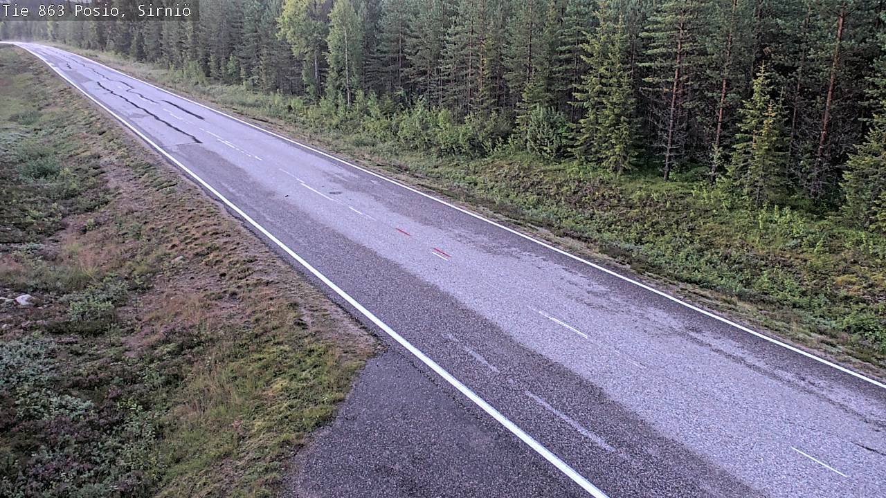 Kelikamerat Kuva Tie 863 Posio, Sirniö, Posio, Lappi