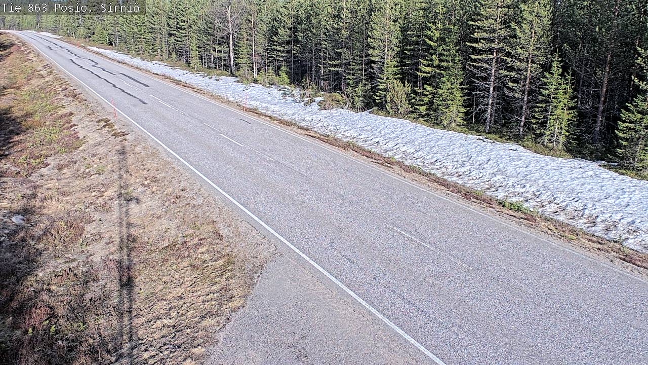 Kelikamerat Kuva Tie 863 Posio, Sirniö, Posio, Lappi