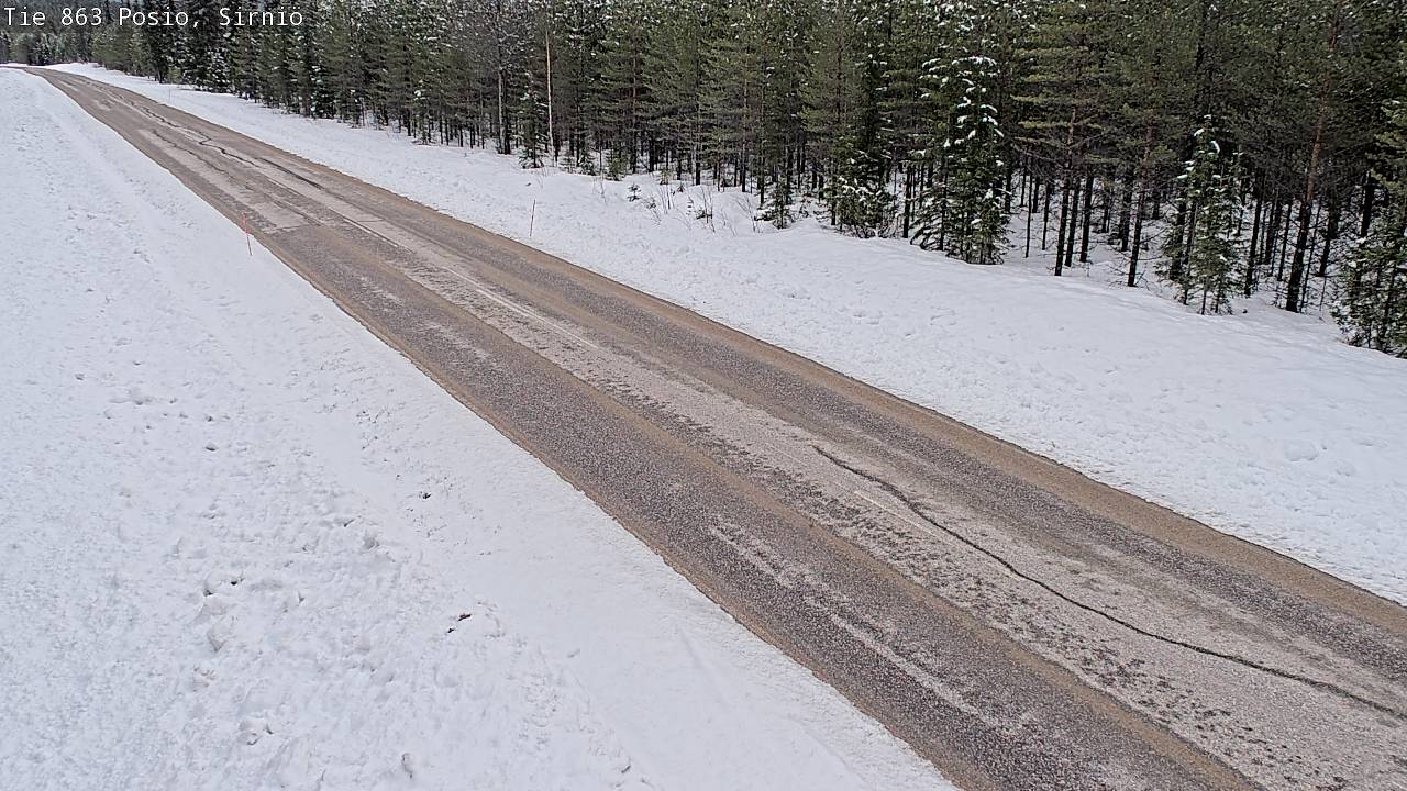 Weather Camera Image Road 863 Posio, Sirniö, Posio, Lappi